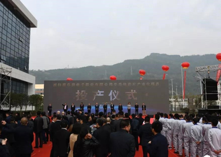 玖鼎官网微电子股份有限公司半导体芯片产业化项目投产仪式